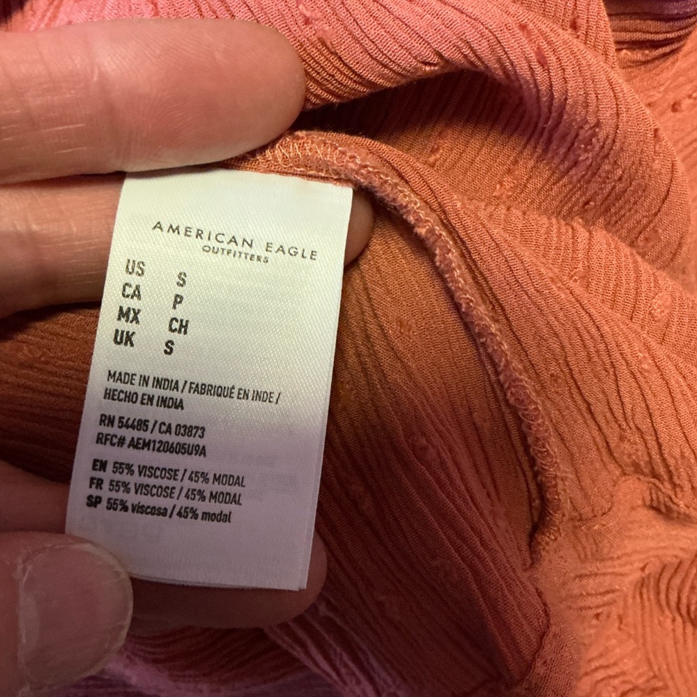American Eagle boho peasant top - Picture 3 of 12